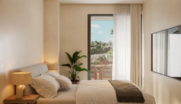 Resa Estates Ibiza for sale te koop Apartment Botafoch bedroom.jpg